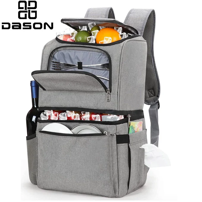 Design inovator! Cooler Backpack vă duce să vă bucurați de o experiență lină de refrigerare în aer liber